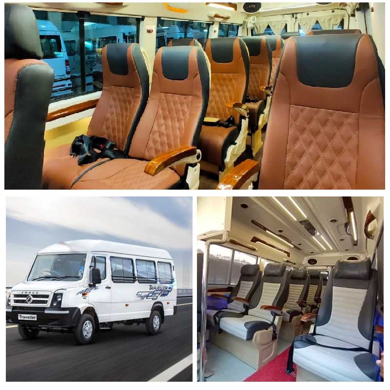 10 Seater Luxury Tempo Traveller with Bucket Seat Rental Service in Chennai
